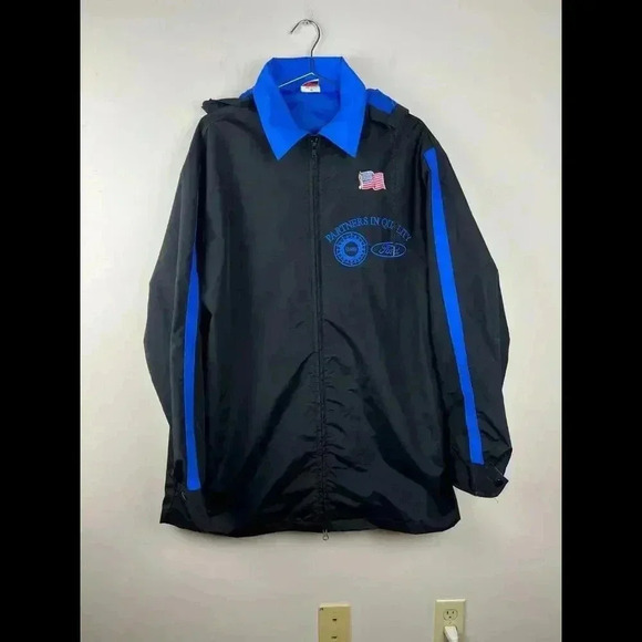 Ford UAW Size XLarge Adult Black Jacket Assembly Plant Jacket Made in USA - Picture 1 of 4